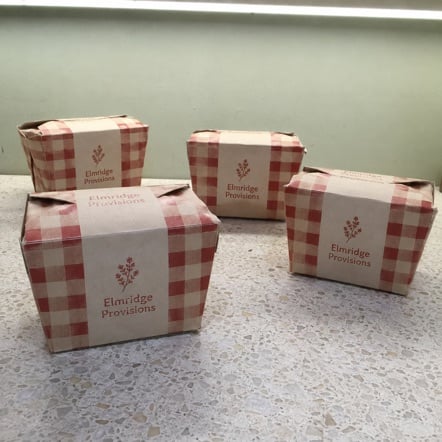 Customized Takeout Boxes in use